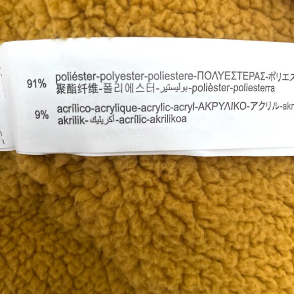 NWT ZARA Kids Fleece Lined Polka Dot Pom Pom Hooded Cape Size 3-4T - Picture 8 of 10